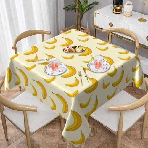 Banana Tablecloth Wholesale Cute Table Cover Dinner Printed Decoration Polyester Table Cloth