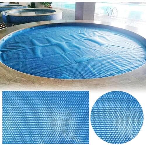 Pool Solar Tarpaulin Thick Solar Film Cover Pool Cover Swimming Pool Cover Rectangular Solar Summer Waterproof Pool Tub Dust