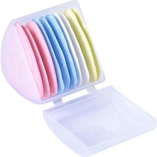 10 Pcs Fabric Tailor Chalk Color Erasable Fabric Patchwork Marking Clothing Pattern DIY Sewing Tool Box Needlework Accessories