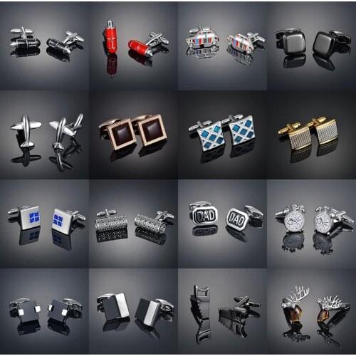 Light luxury shirt Cufflinks mens shirt cuffs nail French gold buttons custom wedding dress bridegroom suit sleeve