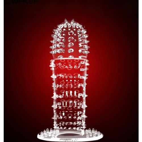 Dick Extensions Condom Penis Sleeve Male Enlargement Men Delay Spray