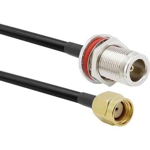 N Type Female to RP SMA Male Low Loss LMR195 Cable for Wireless Mini PCI Network Card USB WiFi Adapter WiFi Router Booster