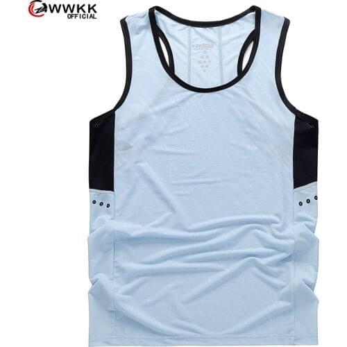 WWKK Gym Brand Clothing Bodybuilding Tank Top Men Fitness Singlet Sleeveless Shirt Solid Cotton Muscle Undershirt Gyms Top