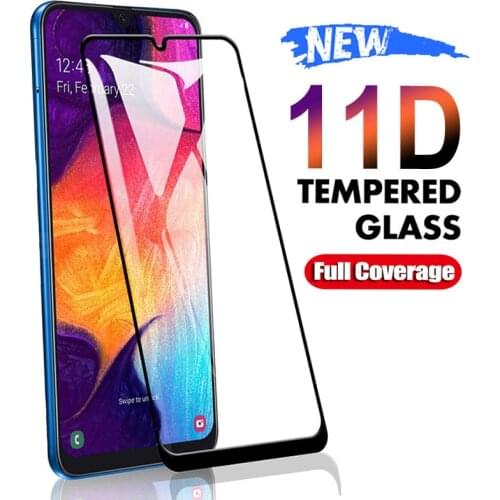 11D Tempered Glass Samsung Galaxy A10 A30 A50 A70 A20E Screen Protector Protective Glass Samsung A20S A30 A50S A20 M30 M30S Film