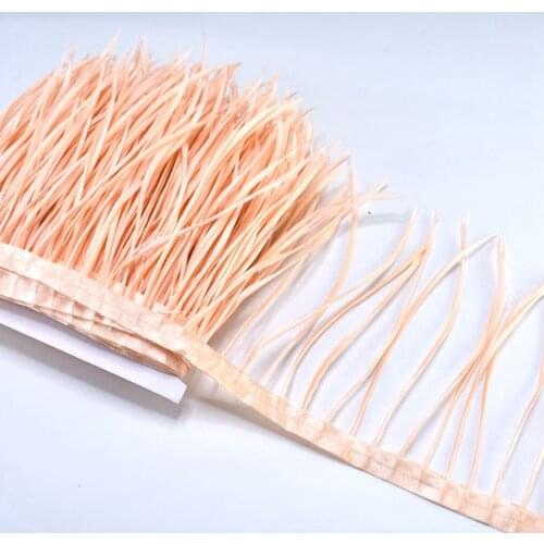 1Meters/Lot DIY Crafts Goose Feathers Trim Fringe Natural Feathers Plume for Needlework Sewing Clothing Party Decoration 15-20cm