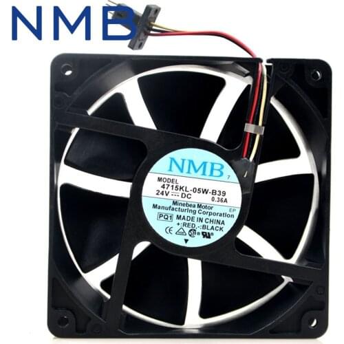 1pcs Fanuc system cooling fan DC24V 0.36A 4715KL-05W-B39 12038 120*120*38mm 120mm