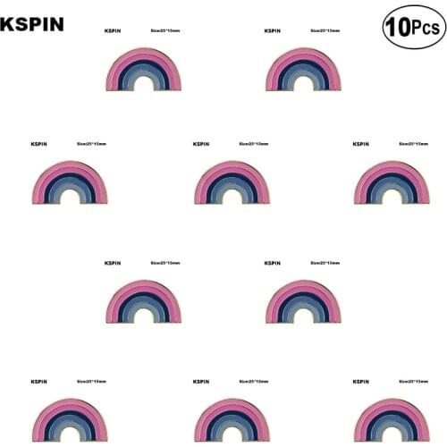 New Pride Badge Lapel Pin Flag badge Brooch Pins Badges 10Pcs a Lot