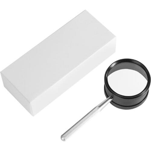 35X Handheld Magnifier Metal High Clarity Reading Magnifying Glass Portable