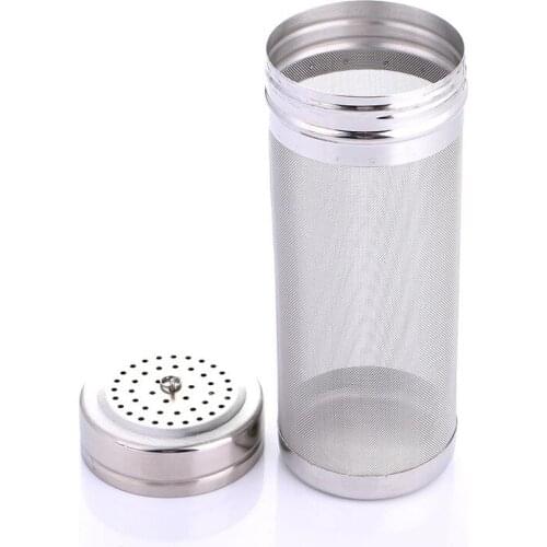 7x18/ 7x29cm Creative Home Brew 300 Micron Stainless Steel Hop Spider Mesh Beer Filter Strainer Dry Hopper Kitchen Useful Tools
