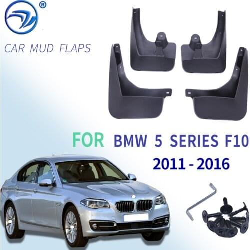 Car Front Rear Mud Flaps for BMW 5 SERIES F10 2011-2016 Fender Mudguard Splash Guards Mudflap Accessories