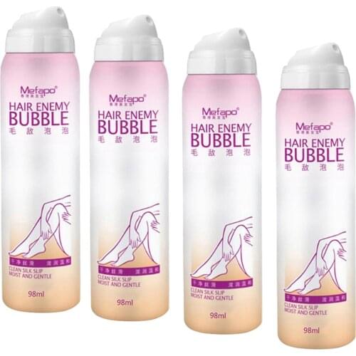 4pcs 98ml Mefapo Depilatory Painless Hair Removal Spray Foam Creams Mousse