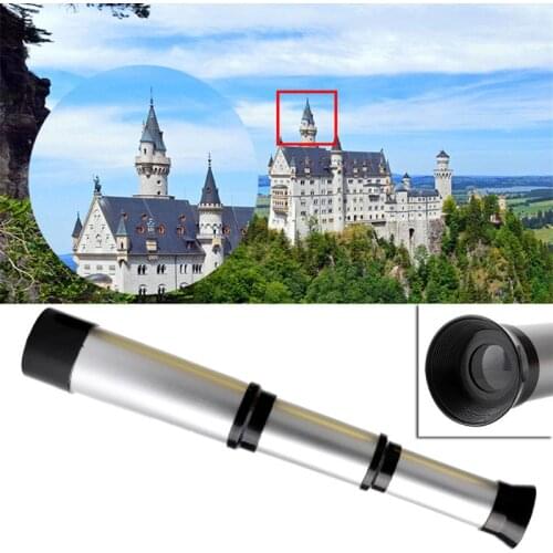 Children Telescope Zoomable Pocket Monocular Spyglass Portable Outdoor Camping Hiking Tool Boy Girl Toys Gift