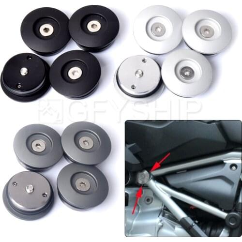 For BMW R1200GS LC 2013 to 2018 2019 R1250GS / Adventure 19 R1200GS R 1200 GS LC ADV 14-19 Motorcycle Frame Plug Set 4 PCS 39MM