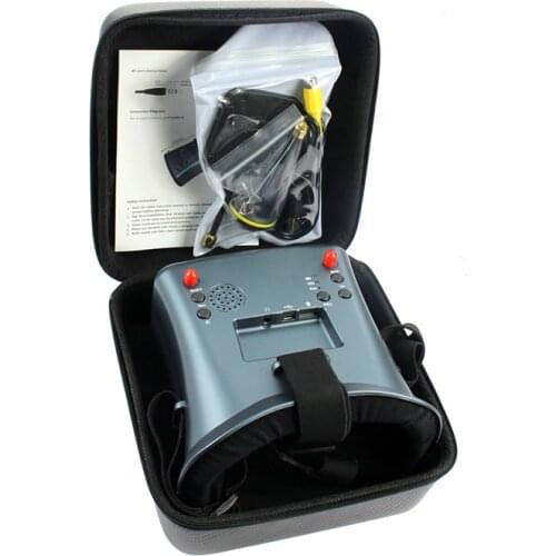 FEICHAO LS-008D 5.8G 40CH FPV Goggles 4.3inch 800*480px HD LCD Built-in 2000mw Battery For Racing Helicopter Airplanes RC Module