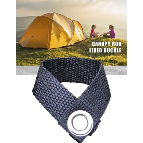Tent Nail Fixing Buckle For Outdoor Camping Fishing Pole Holder Canopy Rod Fastener Tent Sunshade Accessories Brace Rod Fastener