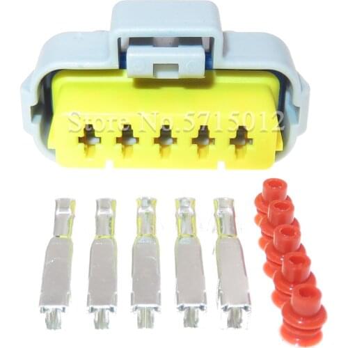 5 Hole 211PC053S4026 Sealed Female Electronic Waterproof Plugs Automobile Wire Socket
