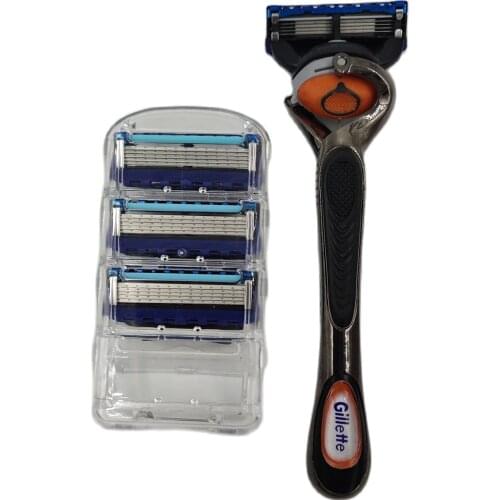 Gillette Fusion 5 Proglide Shaving Safety Razor Holder Face Shaver Cassettes Shave Beard Case With Replacebale Blades For Men