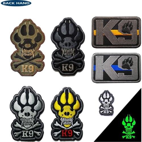 K9 Service Dog Tactical Dogs Velcros Patches Rubber Badges for Dog PET Harness Vest Backpack