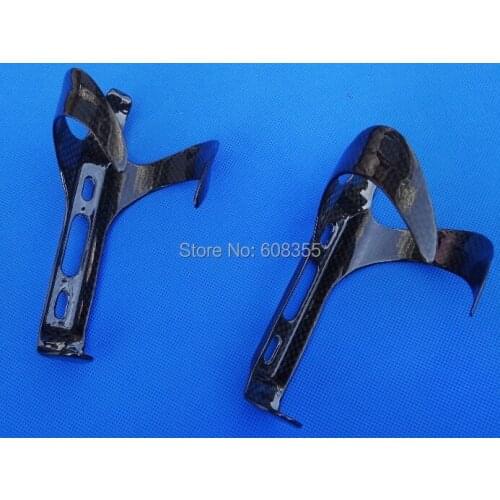 Carbon glossy MTB Mountain Road bike bicycle water Bottle cage - 2 Pcs Cages WBC008