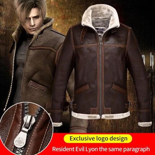 2021 New Fashion Leather Coat Jacket Cosplay PU Faur Jacket Long-sleeve Winter Outerwear Men Boy men leather jacket