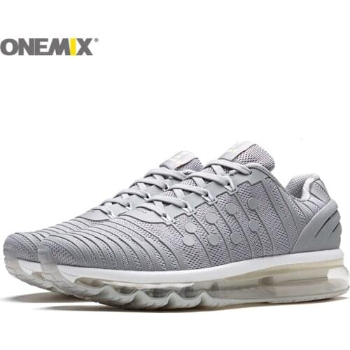 ONEMIX Men Air Cushion Running Shoes Outdoor Jogging Shoes Shock Absorption Breathable Sneakers For Walking Sports Shoes