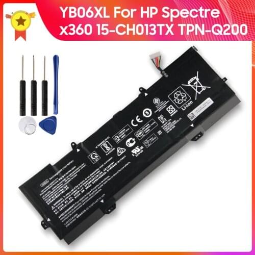 Original Replacement Battery YB06XL HSTNN-DB8H For HP Spectre x360 15-CH013TX TPN-Q200 Battery capacity 84.08Wh 11.55V 7280mAh