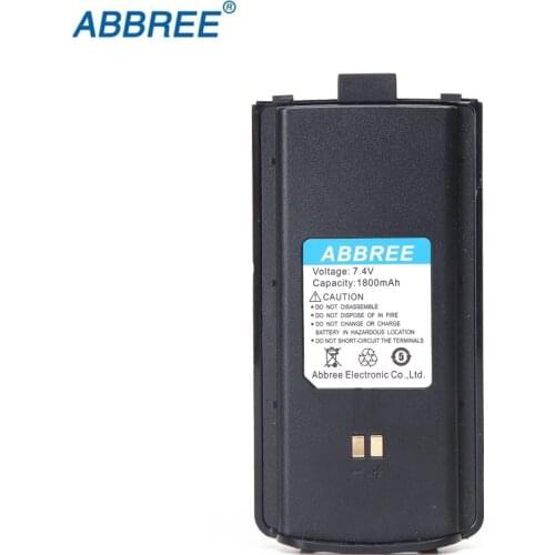 Original ABBREE AR-F6 7.4V 1800mah Li-ion Battery For Abbree Walkie Talkie AR-f6 Series Two Way Radio battery Accessories