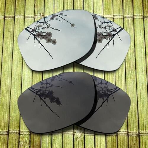 Polarized Replacement Lense For-Oakley Jupiter Squared Sunglasses Frame True Color Mirrored Coating-Chrome&Black Combine Options