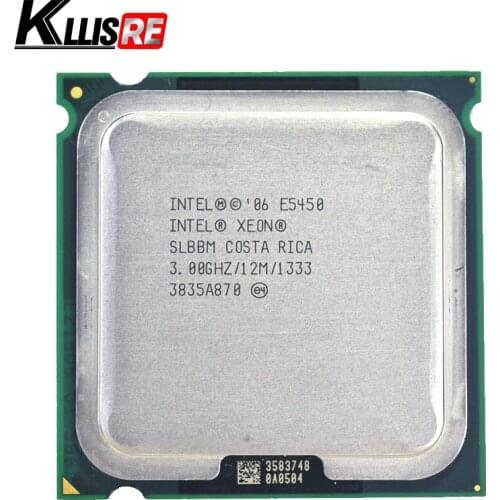 Intel Xeon E5450 Quad Core 3.0GHz 12MB SLANQ SLBBM Processor Works on LGA 775 mainboard no need adapter