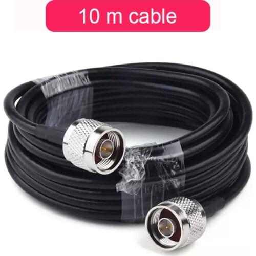 10 Meters N MaleTo N Male Connector Coaxial Cable for Connecting with Mobile Phone Signal Booster Repeater Amplifier