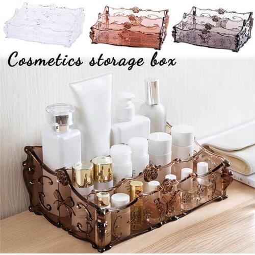 Acrylic Makeup Storage Box Cosmetic Organizer Drawer Holder Clear Storage Case Jewelry