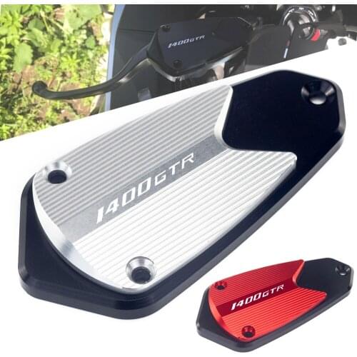 CNC Motorcycle left brake fluid tank cap Accessories For Kawasaki GTR1400 GTR 1400 2007-2018 2017 2016 2015 2014 2013 2012 2011