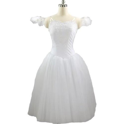 Free shipping Romantic Ballet Dress Children white swan Girls Professional Ballet Tutu Kids Classical Ballet Costumes For Sale