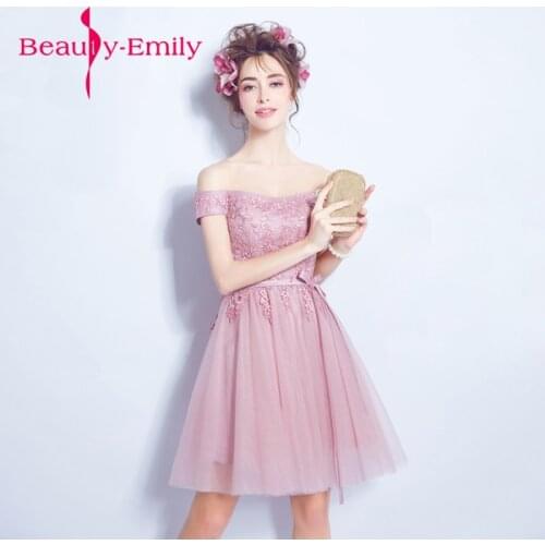 Beauty-Emily Womens Cocktail Chiffon Dresses