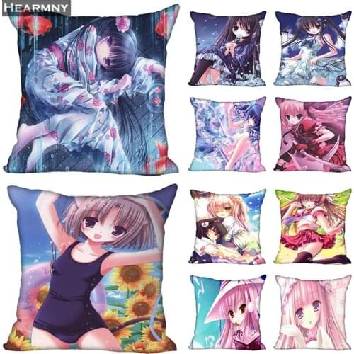 Byakuya Chakai Anime Pillow Case For Home Decorative Pillows Cover Square Invisible Zippered Throw PillowCases 40X40,45X45cm