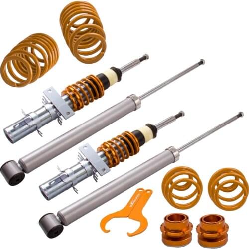 Coil Spring Kit Suspension Coilover For Volkswagen VW Polo Mk IV 9N 2001–2009