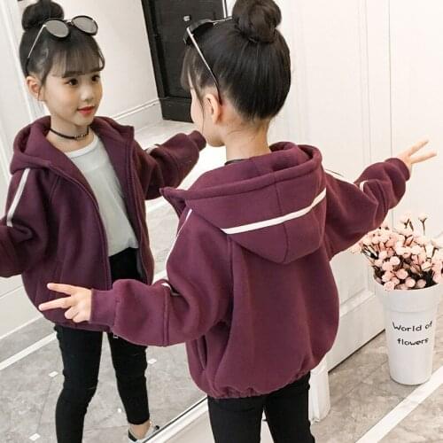 Baby Girl Coat Baby Jacket Autumn Winter Hooded Zipper Girl Jackets Outerwear Coats