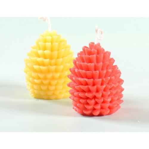 Nicole Candle Molds Pine Cones Shaped Silicone Mould 3D Handmade Silicone Wax Moulds