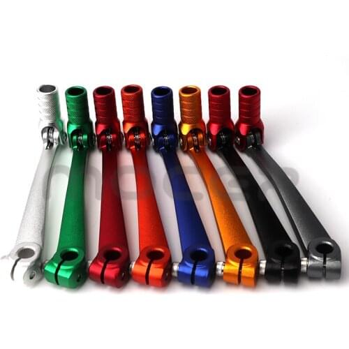 Motorcycle CNC Aluminum Folding Gear Shift Lever Fit Kayo Apollo Bosuer 110cc-250cc Dirt Bike Pit Bikes Gear Lever