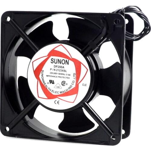 New cabinet cooling fan DP200A P/N 2123XSL 220V Axial cooling Fans 120*120*38mm 120mm