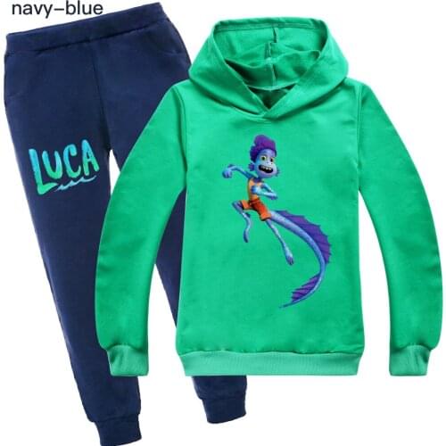 Autumn Children Clothing Sets Luca Alberto Kids Clothes Baby Boys Hoodies Sweatershirt Pants Set Girls Tracksuit Outwear Coat