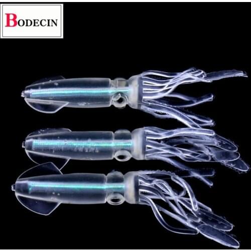 Luminous Octopus Skirt Soft/Silicone/Artificial/Carp Bait For Fishing Lure Swimbait Shad Easy Shiner Wobblers For Fish/Trolling