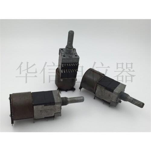 [VK] Used Japan RK168 quad motor potentiometer A50K B50K handle length 25MMF switch