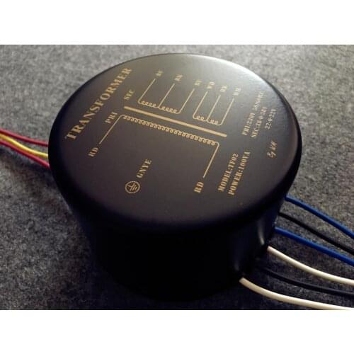 Internal and external double shield potting 100W ring audio transformer / custom quality transformer /38V-0-38V 22V-0-22V