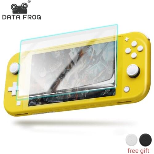 Data Frog Tempered Glass Screen Protector For Nintendo Switch Lite Full HD Ultra Glass Screen Protective NS Anti-blue Light