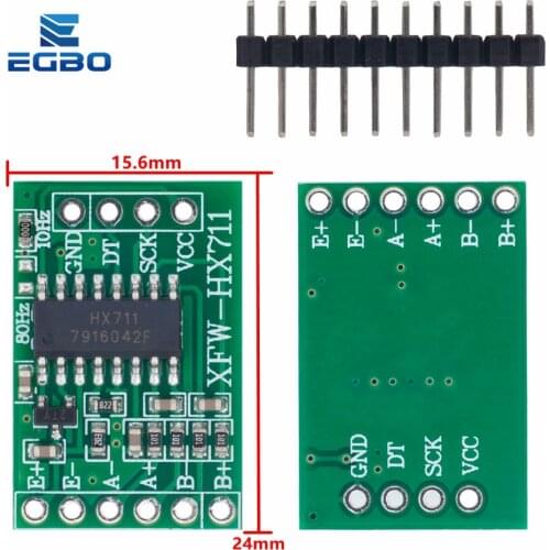 1PCS EGBO HX711 Weighing Sensor Dual-Channel 24 Bit Precision A/D Module Pressure Sensor