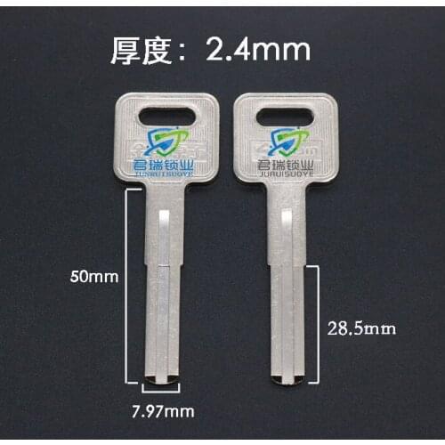 10pcs/lot JE032 Todays Point Side Column Double-sided Leaf Golden Classic Key Embryo key head