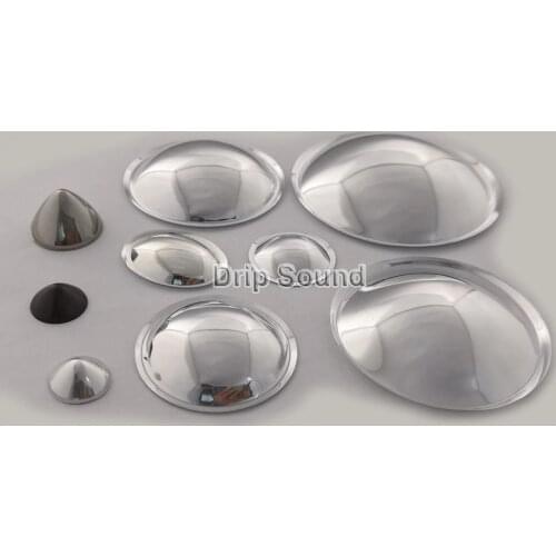 2pcs 14mm/20mm/24mm/30x23mm/40mm/50mm/54mm/65mm Speaker Dust Cap Woofer Loudspeaker Plastic Dome Cone Cover Bass Repair Parts