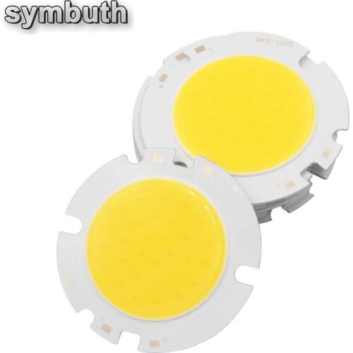 30W 6042 60mmround Led Cob CHIP Light Source for Down Light Lamp DC 30V-33V 900mA Natural Warm Cold White Emitting Color