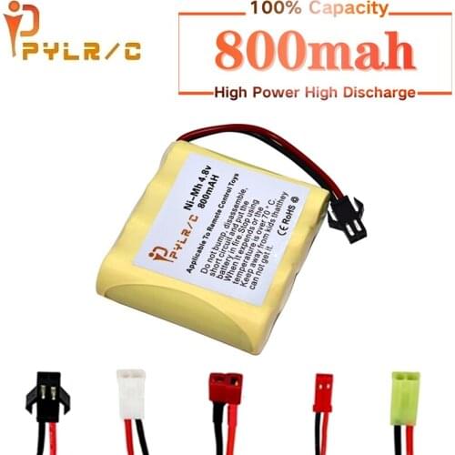4.8v Rechargeable Battery For Rc toys Cars Tanks Robots Gun 800mah Ni-MH Battery AA 4.8v 800mah Batteries Pack For Rc Boat 1PCS